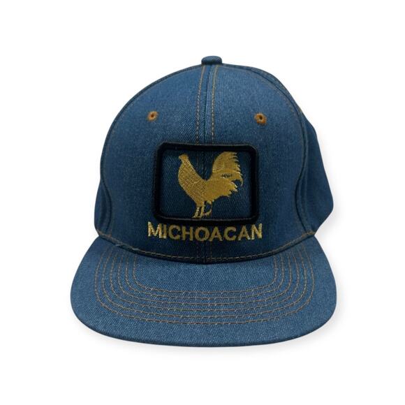 Michoacan New BND Blue Denim Casual‎ Baseball Men Mexico Cap One Size - Picture 1 of 6